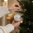 thumbnail image 7 of Miwamany Christmas Ball Ornaments 6 Pack, 6cm Large Glitter Christmas Tree Balls Shatterproof, Hanging Baubles for Xmas Tree Holiday Party Home Decor, Christmas Decorations Indoor, 7 of 7