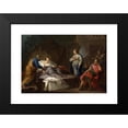 thumbnail image 2 of Stefano Pozzi 14x11 Black Modern Framed Museum Art Print Titled - Antiochus Yearning for Stratonice (C. 1740), 2 of 5