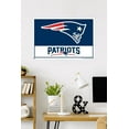 thumbnail image 3 of NFL New England Patriots - Logo 21 Wall Poster, 22.375" x 34", 3 of 4