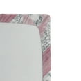 thumbnail image 3 of Ambesonne Chevron Fitted Sheet, Marble Zigzag Pattern Art, Twin XL Size, Dried Rose and Soft Pink, 3 of 5
