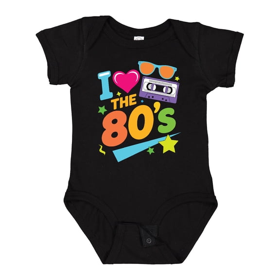 Inktastic I Love the 80s Retro Style Boys or Girls Baby Bodysuit