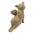 thumbnail image 3 of Zen Yoga Flying Pig Angel Hog Heavens In Cobra Stretch Pose Rustic Statue Decor, 3 of 5