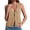 Khaki, variant on V-neck Women's Summer Basic Vest Crochet Knit Vest SSweater Sleeveless Vest Top