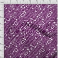 thumbnail image 4 of oneOone Cotton Silk Purple Fabric Kids Sewing Material Print Fabric By The Yard 42 Inch Wide, 4 of 4