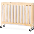 thumbnail image 3 of Cuna Plegable de Madera Foundations Travel Sleeper con Colchón Color Natural, 3 of 5