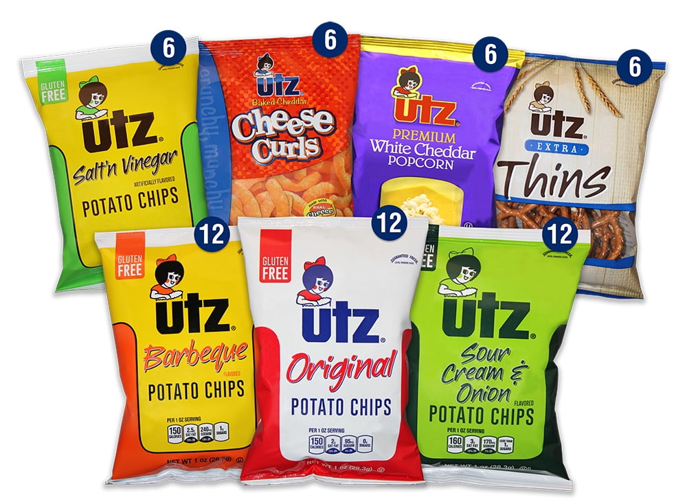 Utz Jumbo Variety Box, 60 Count