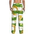 thumbnail image 3 of Fotbe Watercolor St Patrick Day Men's Pajama Pants,Sleepwear Pants,Pj Bottoms Drawstring And Pockets-Medium, 3 of 9