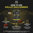 thumbnail image 6 of Herbal Bee Pure Himalayan Shilajit Gummies with Ashwagandha, Natural Energy Supplement, 60 Count, 6 of 7
