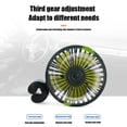 thumbnail image 3 of Car Fan 12V Electric Fan For Rear Seats Car High Quality Wind Speeds Cooling Fan, 3 of 9