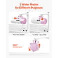 thumbnail image 5 of VEVOR Skincare Water Filter, Faucet Mount Water Filters with Micro-nano Bubble for Skin, Sink Tap Purifier, Removes Chlorine with 1 Filter, for Kitchen and Bathroom Faucets, Pink, 5 of 9