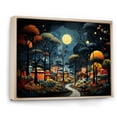thumbnail image 2 of Designart "Chronicles of Pygmy Village in Africa Yellow II" People Framed Wall Art - Global Yellow African Tribal Living Room Framed Canvas Art, 2 of 6