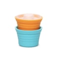 thumbnail image 2 of Frascos de almacenamiento Kinderville Little Bites azul/naranja, 2 of 3