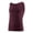 Wine, variant on Men's Seamless Shapewear Tank Top, Slimming Waist & Chest Compression Vest, Solid Color Sleeveless Undershirt For Body Shaping Beige L