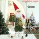 thumbnail image 1 of Adornos de muñecos de Papá Noel grandes de 60 cm para Navidad, figura de Papá Noel de pie, decoración navideña para el hogar, regalo para niños, navidad, 1 of 5