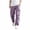 Purple, variant on Boys Straight Leg Cargo Pants, Outdoor Hiking Play Trousers, Elastic Drawstring Waist Pants All Season Wear Khaki 9-10Y