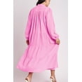 thumbnail image 3 of a.Jesdani Robe Midi Élégante à Col en V - Indispensable Déclaration de Mode, 3 of 8