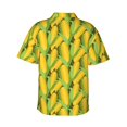 thumbnail image 3 of Goofa Corn 1 Hawaiian Shirt for Men, Unisex Summer Beach Casual Short Sleeve Button Down Shirts,Aloha Tropical Floral print shirt-Medium, 3 of 9