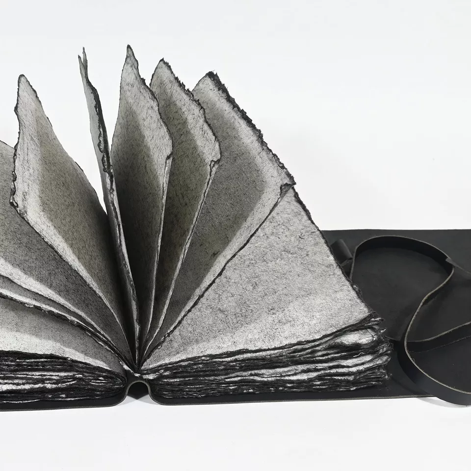 Pentagram / Triquetra Leather Journal Antique paper-