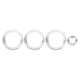 thumbnail image 4 of Perilla De Aire Acondicionado Decorativo, 4 Uds., Perilla De A/C, Ajuste De Ajuste De Volumen, Ajuste Decorativo Para Range Rover Evoque 2012-2018, Plateado OTVIAP Plata, 4 of 8