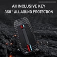 thumbnail image 6 of Key Fob Cover Compatible with Dodge Ram 1500 2500 3500 4500 5500 2019-2025 5 6 Button Metal Keychain Case Holder Protector, 6 of 9
