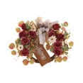 thumbnail image 4 of Corona de otoño para la puerta delantera 21.26 "Garland de flores de flores rústicas de flores artificiales para de la boda en, 4 of 9