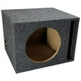 Sound Connection Car Audio Single 10" Vented Subwoofer Stereo Sub Box