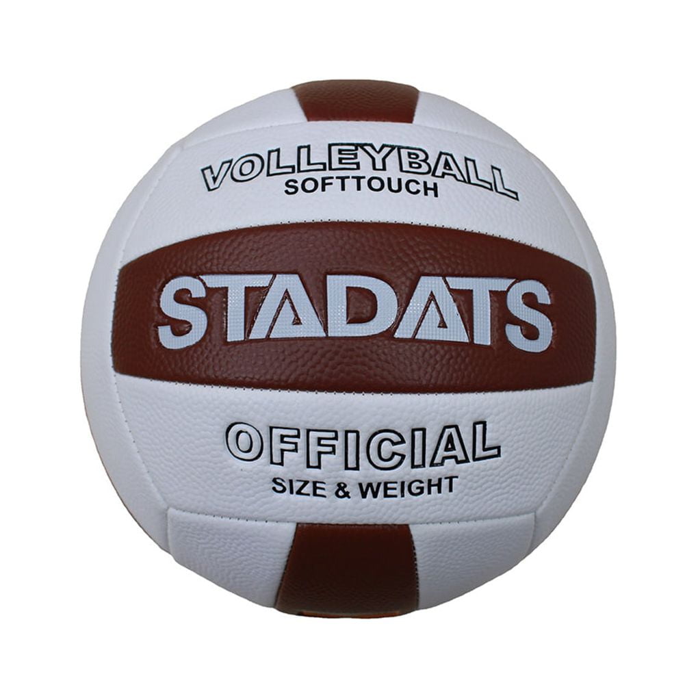Size 5 Volleyball Professional Volleyballs Middle Primary School Training Soft PU Leak-proof Beach Balls Coffee