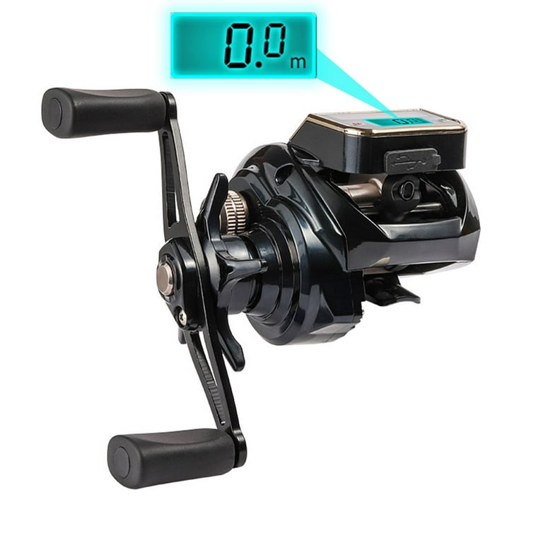 Electronic Fishing Baitcasting Reel with Accurate Counting Line Digital  Display 