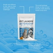 Aespoir Pet Stain and Odor Remover, Active Enzyme Based Powder Detergent, Pet Laundry Powder for Dogs Beds, Cat Pee, 3.53OZ