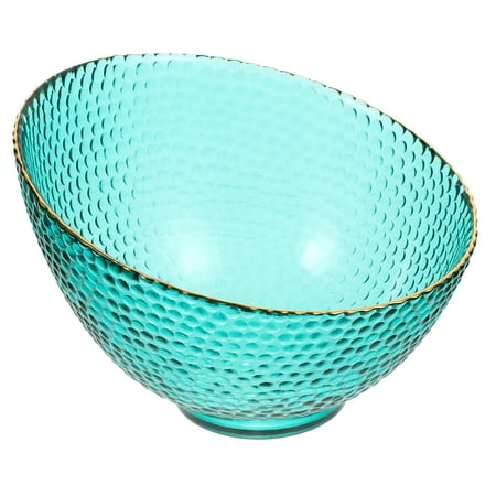 

Bestonzon Glass Bowl Home Salad Fruit Bowl Fruit Storage Bowl Fruit Holder Creative Glass Fruit Bowl