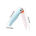 thumbnail image 3 of Blue Ceramic Folding Knife With Ergonomic Handle Ideal For Peeling Slicing Fruits And Veggies Compact For Travel, 3 of 7