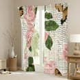 thumbnail image 3 of Manfei Romantic Pink Rose Blackout Curtains Set of 2 (52x84 Each), Vintage Fashion Window Curtains, Flower Floral Curtains and Drapes, Curtains and Drapes Decor, 3 of 6