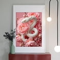 thumbnail image 2 of Diamond Art Kit for Adults, White Serpent Pink Peonies Floral Diamond Painting for Adults Beginners, DIY Diamond Art Painting Kits, 5D Diamond Painting Crafts for Home Decor 12x16 Frameless, 2 of 7