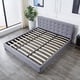 thumbnail image 5 of Base Cabecera Para Cama Queen Size Ilios Innova tapizada color gris Medidas 190 CM x 150 CM x 35 CM, 5 of 9