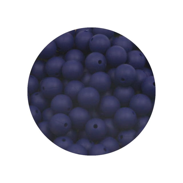 Lote de 50 cuentas de silicona de 9/12/15MM para hacer joyas, para hacer pulseras, cadena de chupete, collar, accesorios de joyería