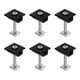 thumbnail image 1 of Uxcell 6-Pack Abrazaderas de Montaje para Panel Solar de 50mm Clips Centrales Anodizados de Aluminio Corrosión-free Abrazadera Central para Panel Solar Negra, 1 of 1