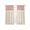 Spring Pink, variant on Beige Floral Sheer Curtains 108 Inch Length 2 Panels Set Window Treatments, Spring Summer Botanical Flowers Rod Pocket Semi Curtains for Living Room/Bedroom/Kitchen Décor, 104"W x 108"L