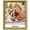 Green Gold, variant on 4x4 Picture Frame, Vintage Black Gold Distressed Framege for Tabletop or Wall Display