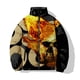 thumbnail image 3 of Ropa para hombre Flame 2024, abrigo de invierno con calaveras para hombre, chaquetas y parkas cómodas y cálidas con estampado digital 3D de esqueleto genial, 3 of 4