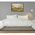 thumbnail image 6 of Kate and Laurel Sylvie Mountainscape Framed Canvas Wall Art by Annie Quigley, 23x33 Brown, Watercolor Mountain Art for Wall, 6 of 6