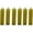 Yellow x6, variant on 4 Inches 100% Pure Natural Handmade Beeswax Honeycomb Hand Rolled Unscented Tapers Candles (Red x 6, 0.9" x 4")