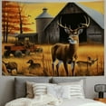 thumbnail image 2 of BCIIG Cute Deer Tapestry for Bedroom Aesthetic For Kids Boys Girls Western Elk Tapestry ,Farmhouse Moose Wall Tapestry Rustic Animal Tapestries Plant Botanical Wall Art Vintage Lodge Cabin 50x40inch, 2 of 6