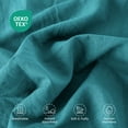 thumbnail image 4 of Sleep Zone Duvet Cover Queen Size, Stone Washed, Soft and Comfortable with Natural Wrinkles, Easy Care, Gift-Wrapped, Safe and Skin-Friendly(Teal, Queen), 4 of 6