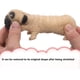 thumbnail image 4 of Juguete blando Fidget Pug/Juguete de descompresión para perro/Juguete de rebote lento tipo prensa para perro ??Pie, divertido e interesante, utilizado para descompresión, antidepresión, rela, 4 of 5