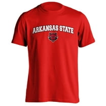 Arkansas State Red Wolves Classic Arch with Mascot Short Sleeve T-Shirt
