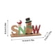 thumbnail image 3 of Decoraciones Navideñas Manualidades de Madera Centros Comerciales Decoraciones Navideñas Decoraciones de Muñeco de Nieve una decoración, 3 of 5