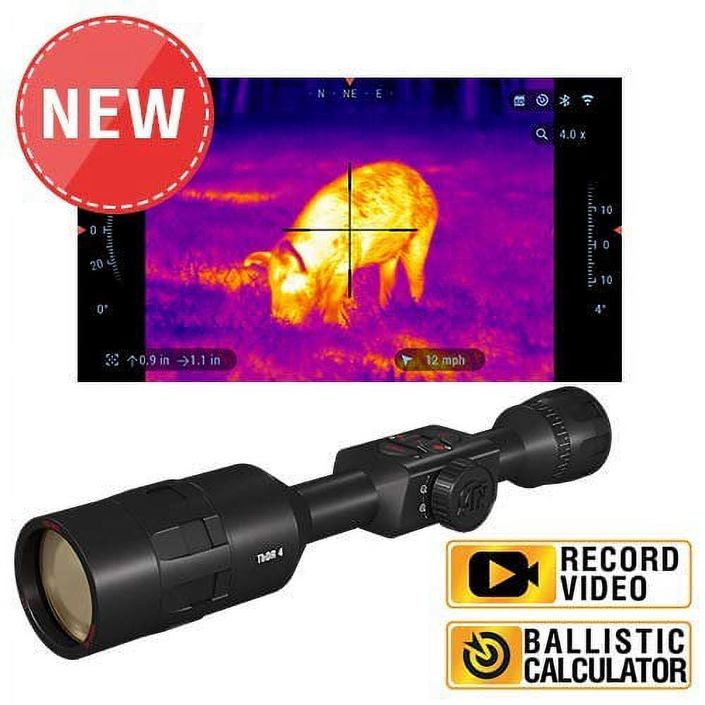 Restored Premium ATN Thor 4 384 1.25-5x Break-Up Country Thermal Rifle Scope (Refurbished)