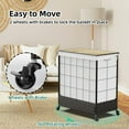 thumbnail image 5 of ‌Foldable Heavy-Duty Laundry Hamper with Wheels & Removable Liner, 110L Extra Large Capacity Metal Frame Clothes Basket Organizer for Bedroom, Bathroom, Dorm, Office, 5 of 8
