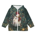 thumbnail image 6 of YUNAFFT Girls & Boys Christmas Print Hooded Sweatshirt with Zipper Pockets Casual Sporty Jacket 4-12Y, 6 of 6