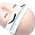 thumbnail image 2 of MOMOJIA Universal Semi Permanent Makeup Guide Ruler Measure Tools Eyebrow Stencil Template Grooming Brow Shaping Styling 10 Pack, 2 of 9